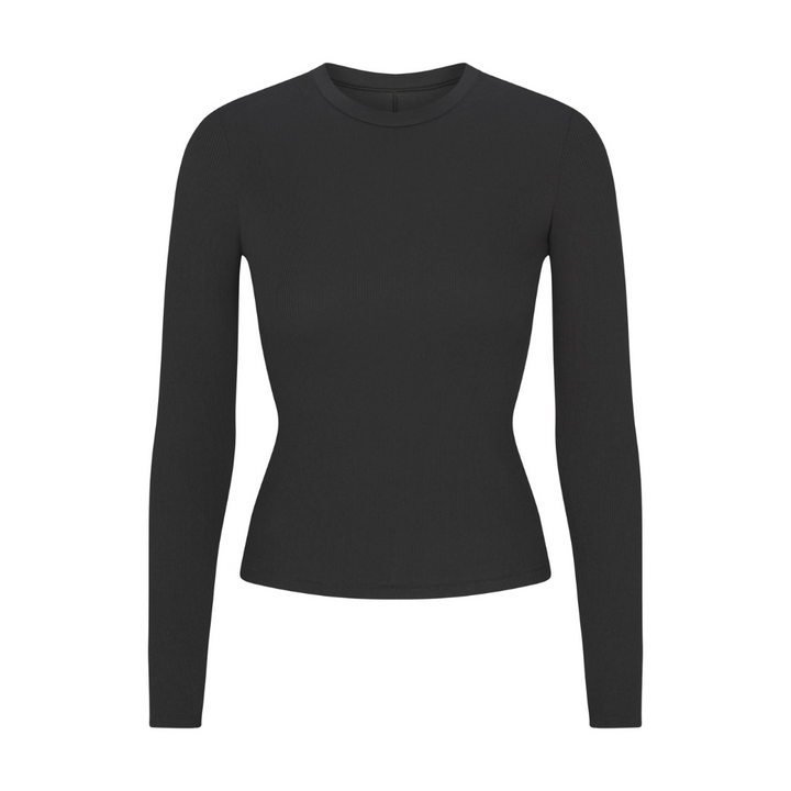 LONG SLEEVE COTTON RIB