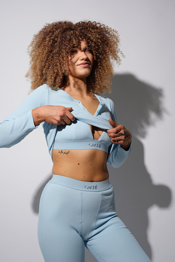 LONG SLEEVE COTTON RIB