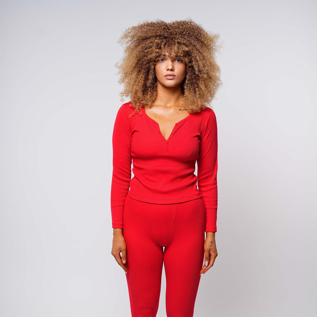 LONG SLEEVE COTTON RIB