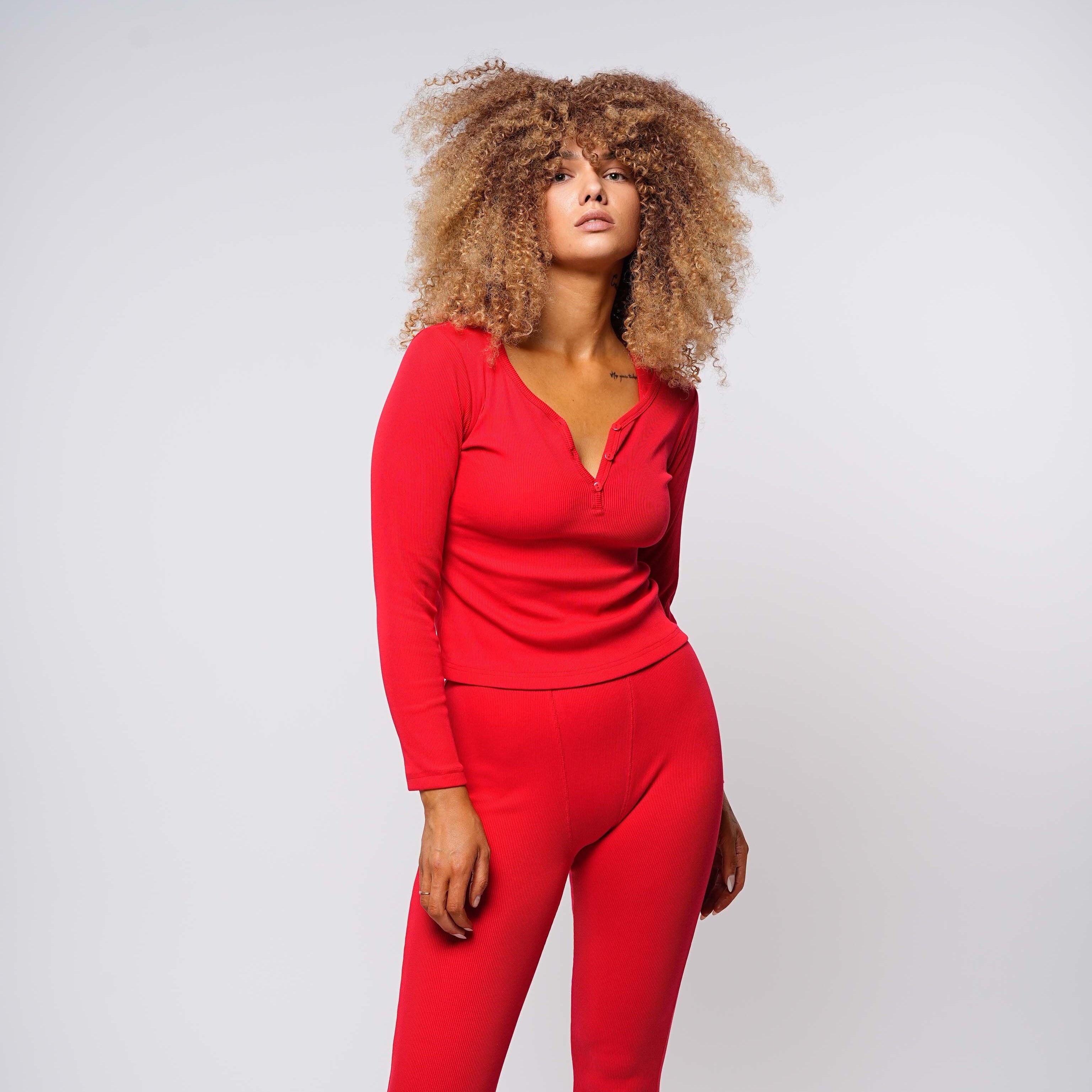 LONG SLEEVE COTTON RIB